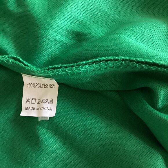 Flapper Roaring 20s Cosplay Costume Dress & Headdress Sz M Green 169C - Picture 10 of 10